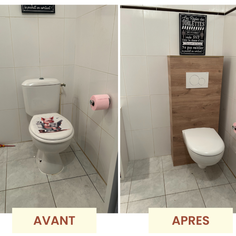 AVANT/APRES TOILETTE